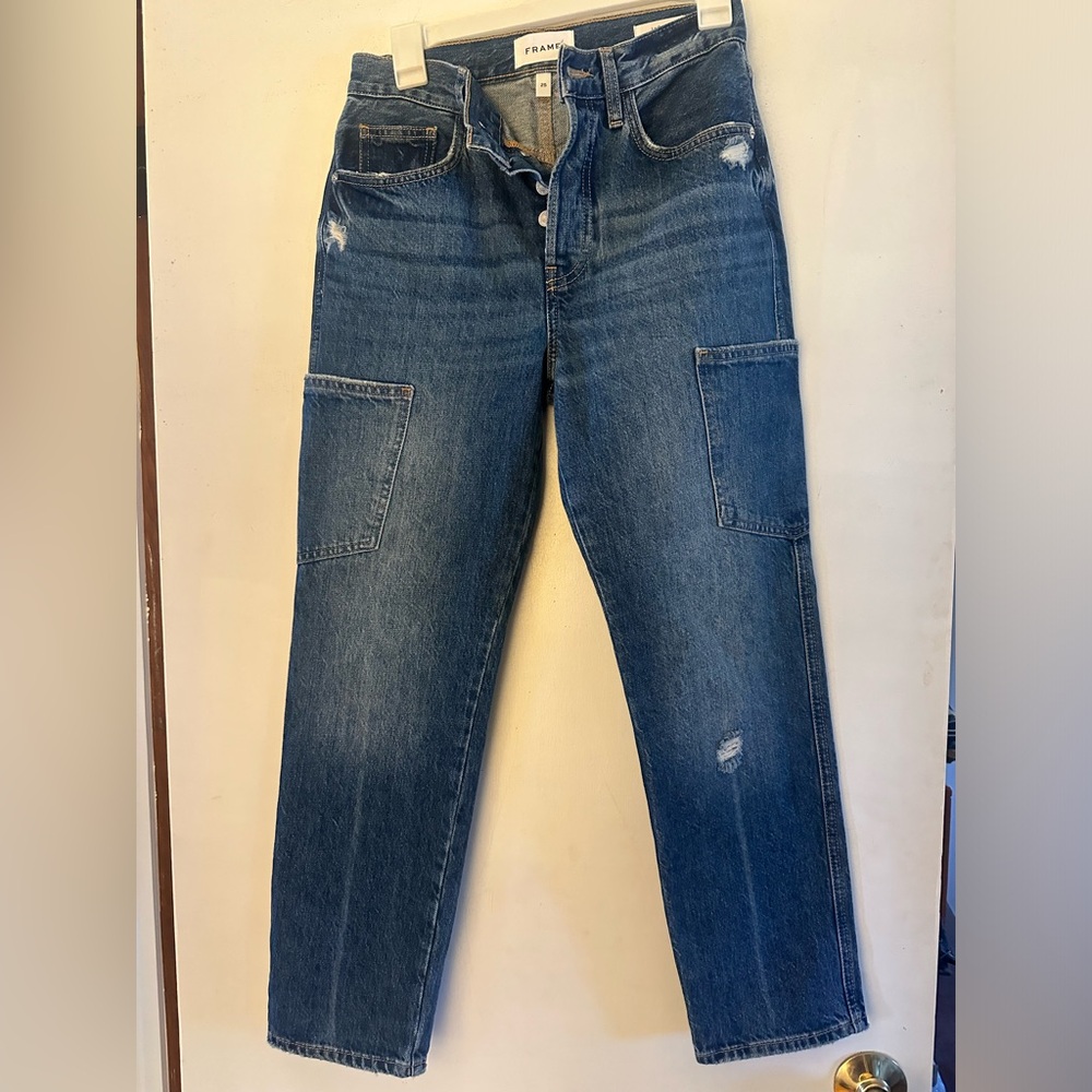 Frame le original cropped jean